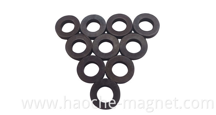 Injection Ferrite Magnetic Ring Plastic Ring Shaped Magnet